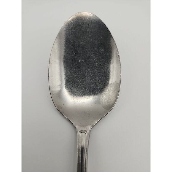 Wesley Forge WLF2 Tablespoon Stainless Steel 8 1/4" Floral Design Art Deco MCM - Picture 6 of 8